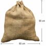 Weihnachtsmann-Sack 90 x 60 cm unbedruckt Jutesack f�r Geschenke