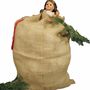 Weihnachtsmann-Sack 90 x 60 cm unbedruckt Jutesack f�r Geschenke