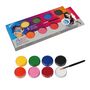 Aqua Creative Schminkpalette f�r Kinder 8 Farben wasserl�slich inkl. Pinsel