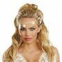 Zarte Stirnbandkette Aphrodite gold Kopfschmuck Kost�m-Zubeh�r 