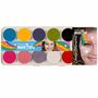 Aqua Malkasten, Schminkpalette 10 Farben 
