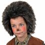 Igel Per�cke Mecki braun-grau f�r Kinder und Erwachsene
