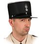 Polizei M�tze schwarz 61 x 13 cm franz�sischer Polizeim�tze f�r Erwachsene 