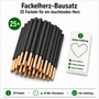 Fackelherz Bausatz, Feuerherz mit 45 Min. Brenndauer