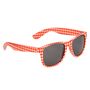 Brille Andre Rot-Wei� kariert Sonnenbrille Oktoberfest-Zubeh�r f�r Erwachsene