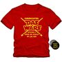 Schulanfang T-Shirt Kindergarten Das WARS Rot mit Button f�r Kinder 