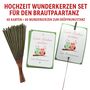 Wunderkerzen-Set Brautpaartanz Verliebte Eulen 40 Karten & 40 Wunderkerzen