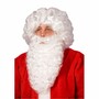 Weihnachtsmann Bart 35 cm lang und Per�cke wei� f�r Erwachsene 