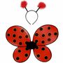 Marienk�fer-Set Kost�m Fl�gel und Haarreif f�r Kinder