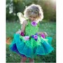 Feen Kost�m gr�n Kleid mit Fl�geln f�r Kinder