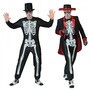 Skelett Kost�m D�a de Muertos Overall und Frack f�r Herren 