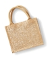 4er Pack Shimmer Jute Mini Gift Bag