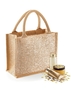 10er Pack Shimmer Jute Mini Gift Bag