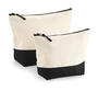 2er Pack Dipped Base Canvas Accessory Bag