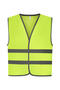 4er Pack Kids Fluo Reflective Border Waistcoat