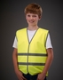 4er Pack Kids Fluo Reflective Border Waistcoat