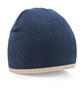 2er Pack Two-Tone Beanie Knitted Hat