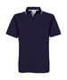 B&C Herren + Damen Poloshirt Baumwolle Tipped Polo Safran Sport NEU