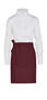 SG Accessories - BISTRO BRUSSELS - Short Recycled Bistro Apron with Pocket JG14P-REC Damen Bistro Arbeitskleidung