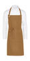 SG Accessories - BISTRO PROVENCE - Eyelet Bib Apron with Pocket JG16P-CA-Bib Damen Bistro Arbeitskleidung