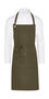 SG Accessories - BISTRO PROVENCE - Eyelet Bib Apron with Pocket JG16P-CA-Bib Damen Bistro Arbeitskleidung