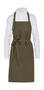 SG Accessories - BISTRO LISBON - Organic Heavyweight Bib Apron with Pocket JG20P-OG Damen Herren Bistro Arbeitskleidung