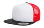 Flexfit Foam Trucker with White Front 6005FW Kappe NEU