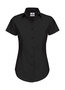 B&C Damen Popelin Bluse mit Elasthan-Anteil Black Tie SSL Women SWP24 NEU