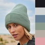 Deep Cuffed Tonal Patch Beanie