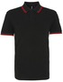Mens Classic Fit Tipped Polo