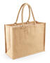 Westford Mill Classic Jute Beutel Tasche Kontrast 21L Shopper W407 NEU