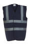 Yoko Hi Vis 2 Warnweste Sicherheit Reflektor 3M Band & Brace Waistcoat HVW100