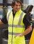 Yoko Herren Sicherheit- Wendeweste innen Fleece Hi-Vis Bodywarmer HV008F NEU