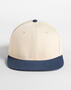 Beechfield Contrast Flat Peak 6 Panel Cap B662 Kappe NEU