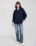 Fruit of the Loom Iconic Premium Zip Neck Sweat 0622880 Damen Herren Sweatshirt