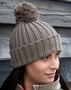 Result warme Damen Winter Beanie Stick M�tze Bommel Hdi Quest R369X NEU