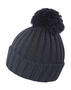 Result warme Damen Winter Beanie Stick M�tze Bommel Hdi Quest R369X NEU