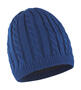 Result warme Winter Beanie Strick M�tze Zopfmuster Mariner Knitted R370X NEU