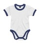 BabyBugz Baby Unisex Body 3-18 Monate Baumwolle Ringer Bodysuit BZ19 NEU