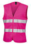 Result Damen Sicherheitsweste pink / grn / gelb Hi-Viz Safety Tabard R334F NEU