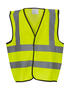 Yoko Kinder Winter Hi-Vis Sicherheitsweste Schule - 2 Band Brace HVW100CH NEW
