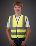 Yoko Kinder Winter Hi-Vis Sicherheitsweste Schule - 2 Band Brace HVW100CH NEW