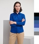 Russell Europe Damen Oxford Bluse XS bis 6XL pflegeleicht LA R-932F-0 NEU