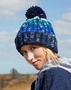 Beechfield Herren Winterbeanie Mtze weich warm Corkscrew Pom Pom B486 NEU