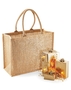 Westford Mill Geschenkbeutel Geschenk Promo Shimmer Jute Big Shopper W437 NEU