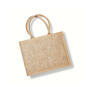 Westford Mill Geschenkbeutel Geschenk Promo Shimmer Jute Big Shopper W437 NEU