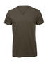 B&C Herren V-Neck T-Shirt organisch V-Ausschnitt bedruckbar TM044 NEU