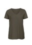 B&C Damen V-Neck T-Shirt Baumwolle organisch XS-2XL bedruckbar TW045 V NEU