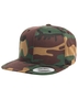 Yupoong Classic Snapback Cap Camoflage 6-teilig Klassisch flacher Schirm 6089