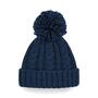 Beechfield Cable Knit Melange Beanie Easy to relabel Quaste Zopfmuster B480 NEU
